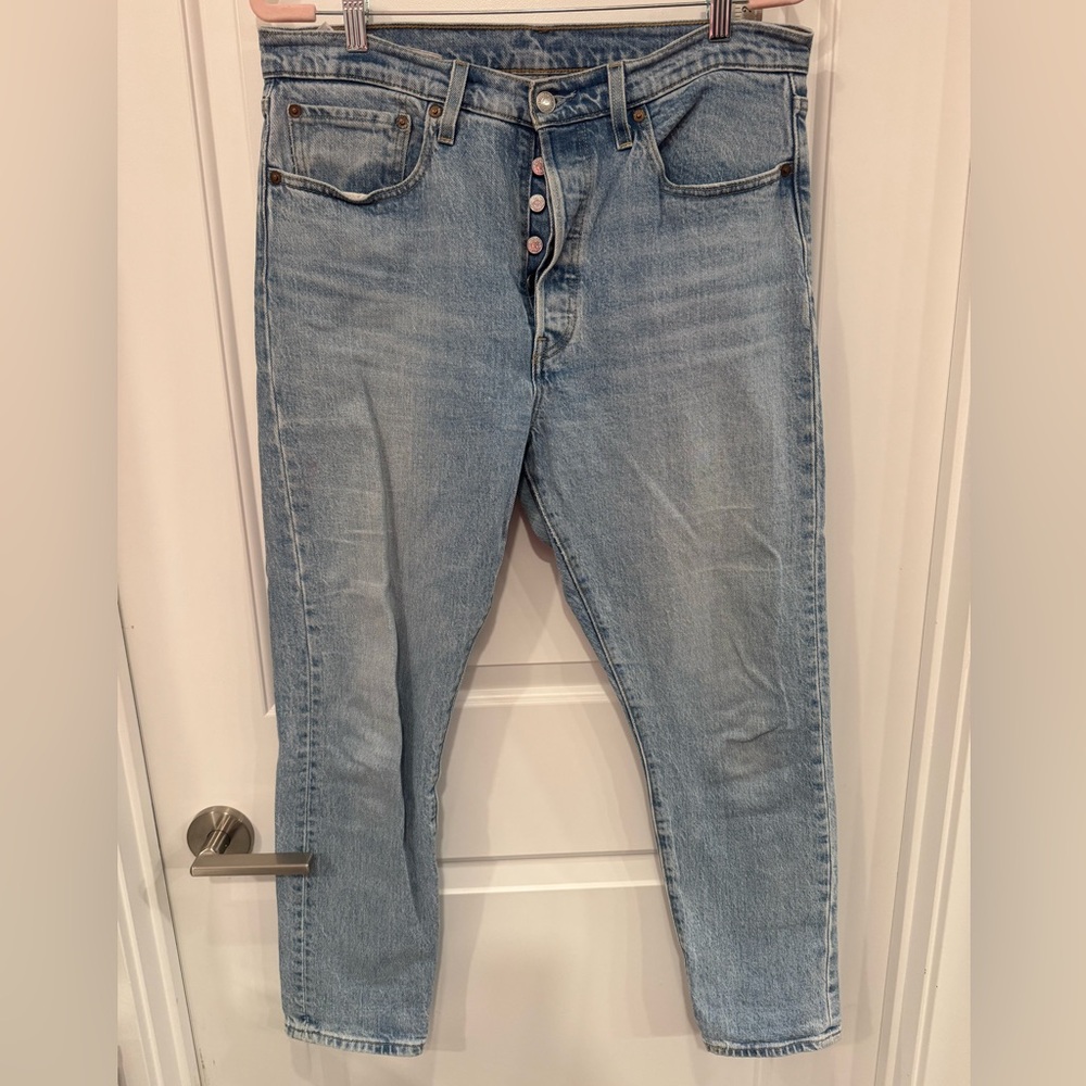 Levi's Light Blue Skinny Jeans 31w 28l
